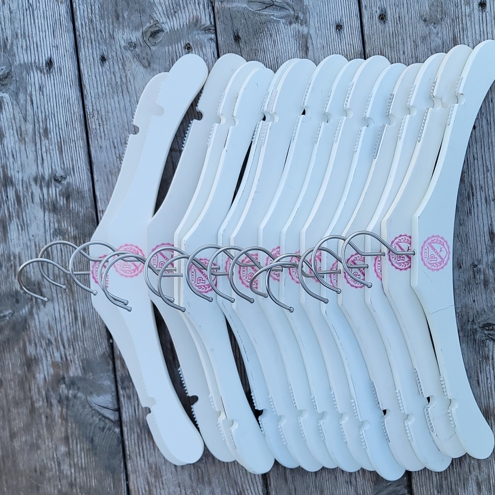 Victoria's Secret Pink Wooden Hangers 15